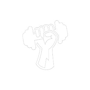 Hand Lifting Dumbbell Vinyl Car Decal Sticker – Waterproof & UV-Resistant 