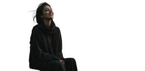 Smiling Iranian Woman Vinyl Car Decal Sticker – Waterproof & UV-Resistant Smiling Iranian Woman Vinyl Car Decal Sticker – Waterproof & UV-Resistant