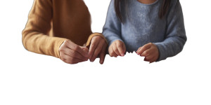 Mother And Child Crafting Vinyl Car Decal Sticker – Waterproof & UV-Resistant 