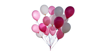 Birthday Balloons Vinyl Car Decal Sticker – Waterproof & UV-Resistant 