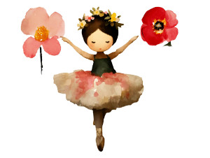Ballet Fairy Vinyl Car Decal Sticker – Waterproof & UV-Resistant 