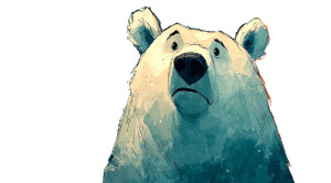 Cute Bear Art V2 Vinyl Car Decal Sticker – Waterproof & UV-Resistant 