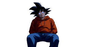 Goku Relaxing V3 Vinyl Car Decal Sticker – Waterproof & UV-Resistant 