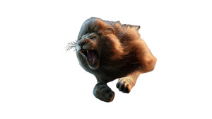 Roaring Lion Tv Vinyl Car Decal Sticker – Waterproof & UV-Resistant 