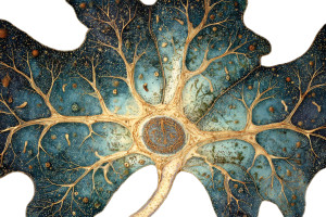 Neuron With Flora Vinyl Car Decal Sticker – Waterproof & UV-Resistant 