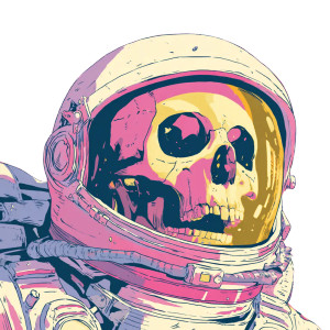 Astronaut Skeleton Cartoon Vinyl Car Decal Sticker – Waterproof & UV-Resistant Astronaut Skeleton Cartoon Vinyl Car Decal Sticker – Waterproof & UV-Resistant