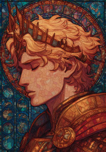 Anime King David Vinyl Car Decal Sticker – Waterproof & UV-Resistant 