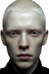 Albino Man Portrait V2 Vinyl Car Decal Sticker – Waterproof & UV-Resistant 