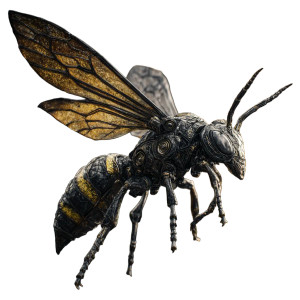 Giant Wasp Flying Vinyl Car Decal Sticker – Waterproof & UV-Resistant Giant Wasp Flying Vinyl Car Decal Sticker – Waterproof & UV-Resistant
