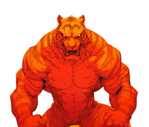 Comic Beast Vinyl Car Decal Sticker – Waterproof & UV-Resistant 