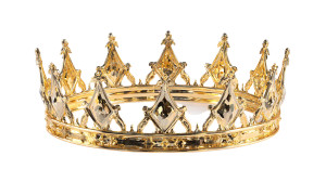Golden Crown V4 Vinyl Car Decal Sticker – Waterproof & UV-Resistant 