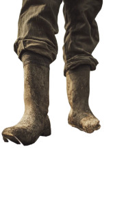 Farmer'S Weathered Boots Vinyl Car Decal Sticker – Waterproof & UV-Resistant 
