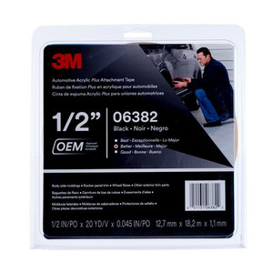 3M Automotive Acrylic Plus Attachment Tape | Medium Density | 1/2 Inch x 60 Feet | Double Sided | High Performance Adhesive 3M Automotive Acrylic Plus Attachment Tape | Medium Density | 1/2 Inch x 60 Feet | Double Sided | High Performance Adhesive