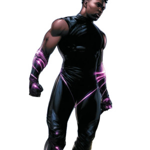 Futuristic Martial Artist Vinyl Car Decal Sticker – Waterproof & UV-Resistant 