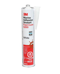 3M 5200 Fast Cure Adhesive Sealant | Marine Grade Permanent Bond | White Color 3M 5200 Fast Cure Adhesive Sealant | Marine Grade Permanent Bond | White Color