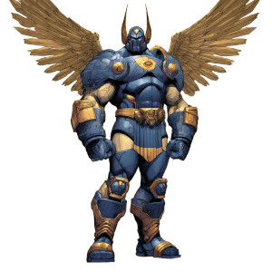 Heroic Armored Warrior Vinyl Car Decal Sticker – Waterproof & UV-Resistant 