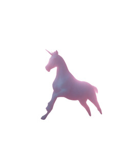 Glowing Storm Unicorn Vinyl Car Decal Sticker – Waterproof & UV-Resistant 