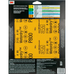 3M Black Sandpaper | P800 Grit | Perfect for Wet or Dry Sanding | 10% Smoother Finish | Long Lasting | Ideal for Auto Body Repair 3M Black Sandpaper | P800 Grit | Perfect for Wet or Dry Sanding | 10% Smoother Finish | Long Lasting | Ideal for Auto Body Repair
