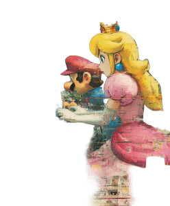 Princess Peach Gaming Vinyl Car Decal Sticker – Waterproof & UV-Resistant 