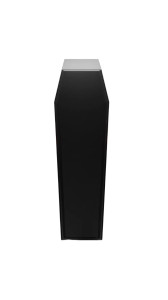Minimalistic Black Coffin Vinyl Car Decal Sticker – Waterproof & UV-Resistant 