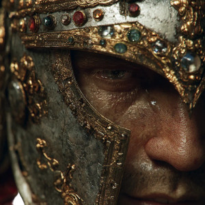 Knight'S Helmet V3 Vinyl Car Decal Sticker – Waterproof & UV-Resistant 