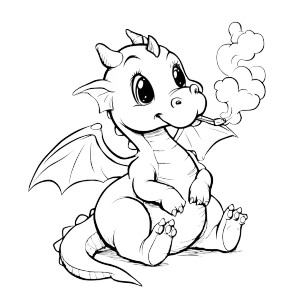 Baby Dragon V7 Vinyl Car Decal Sticker – Waterproof & UV-Resistant 