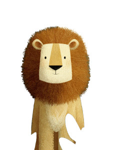 Lion Illustration Vinyl Car Decal Sticker – Waterproof & UV-Resistant 