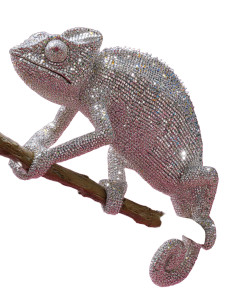 Mirrored Disco Chameleon Vinyl Car Decal Sticker – Waterproof & UV-Resistant 