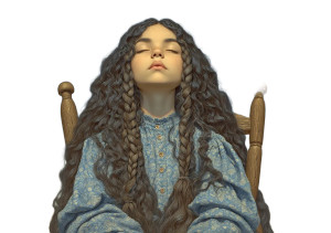 Sleeping Cartoon Girl V2 Vinyl Car Decal Sticker – Waterproof & UV-Resistant 