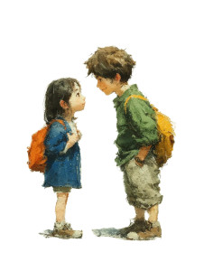 Admiring Gaze Vinyl Car Decal Sticker – Waterproof & UV-Resistant 