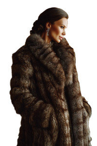 Glamorous Russian Woman Vinyl Car Decal Sticker – Waterproof & UV-Resistant 4.4