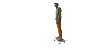 Colorful Skateboarder Vinyl Car Decal Sticker – Waterproof & UV-Resistant 5.4