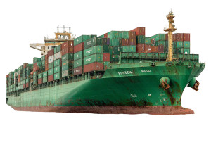 Container Ship V5 Vinyl Car Decal Sticker – Waterproof & UV-Resistant 6.1866666666666665"