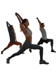 Stretching In Mountains Vinyl Car Decal Sticker – Waterproof & UV-Resistant 4.1066666666666665"