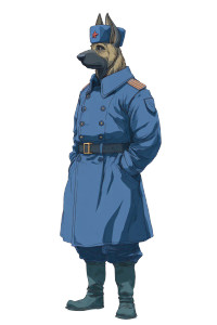 Soviet Shepherd Officer Vinyl Car Decal Sticker – Waterproof & UV-Resistant 4.4