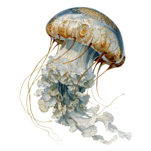 Vintage Jellyfish Illustration Vinyl Car Decal Sticker – Waterproof & UV-Resistant 3.4133333333333336" Vintage Jellyfish Illustration Vinyl Car Decal Sticker – Waterproof & UV-Resistant 3.4133333333333336"