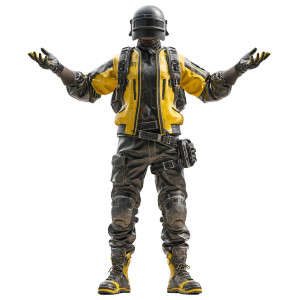 Tactical Game Character V2 Vinyl Car Decal Sticker – Waterproof & UV-Resistant 6.826666666666667"