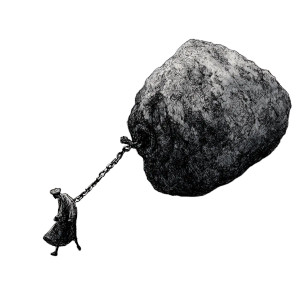 Boulder On Chain Vinyl Car Decal Sticker – Waterproof & UV-Resistant 3.4133333333333336"