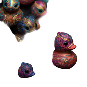 Iridescent Lucha Ducks Vinyl Car Decal Sticker – Waterproof & UV-Resistant 3.4133333333333336" Iridescent Lucha Ducks Vinyl Car Decal Sticker – Waterproof & UV-Resistant 3.4133333333333336"