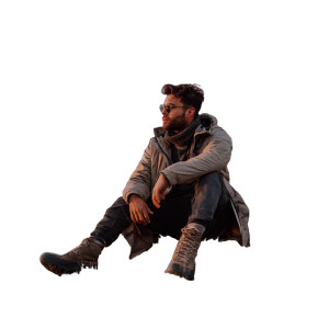 Camping Man Vinyl Car Decal Sticker – Waterproof & UV-Resistant 3.4133333333333336"