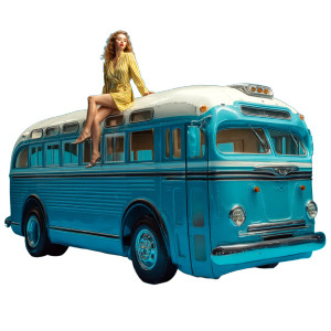 Vintage Toy Bus Ride Vinyl Car Decal Sticker – Waterproof & UV-Resistant 6.826666666666667"