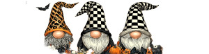 Whimsical Halloween Gnomes Vinyl Car Decal Sticker – Waterproof & UV-Resistant 1.8666666666666667"