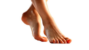 Female Feet Close-Up V2 Vinyl Car Decal Sticker – Waterproof & UV-Resistant 2.72"
