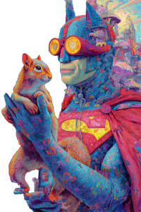Superman And Squirrel Vinyl Car Decal Sticker – Waterproof & UV-Resistant 4.4 Superman And Squirrel Vinyl Car Decal Sticker – Waterproof & UV-Resistant 4.4