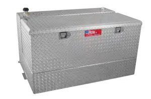 RDS Tanks 95 Gallon Liquid Transfer Tank | DOT Approved, Gasoline or Diesel Combo with Tool Box | Aluminum, No-Rust, Pressure Tested RDS Tanks 95 Gallon Liquid Transfer Tank | DOT Approved, Gasoline or Diesel Combo with Tool Box | Aluminum, No-Rust, Pressure Tested