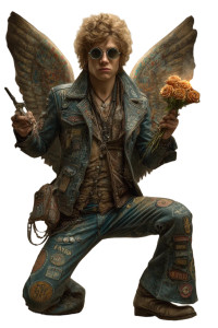 Protest Angel Vinyl Car Decal Sticker – Waterproof & UV-Resistant 4.4