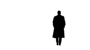 1980S Businessman Silhouette Vinyl Car Decal Sticker – Waterproof & UV-Resistant 5.4