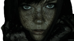 Freckled Beauty Vinyl Car Decal Sticker – Waterproof & UV-Resistant 5.4