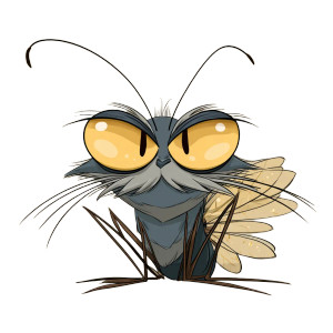 Cartoonish Gnat Vinyl Car Decal Sticker – Waterproof & UV-Resistant 3.4133333333333336" Cartoonish Gnat Vinyl Car Decal Sticker – Waterproof & UV-Resistant 3.4133333333333336"