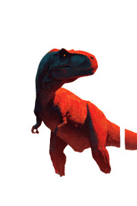 Walking Tyrannosaurus V2 Vinyl Car Decal Sticker – Waterproof & UV-Resistant 8.96"